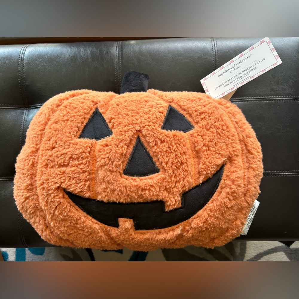 Cupcakes and Cashmere Pumpkin Pillow